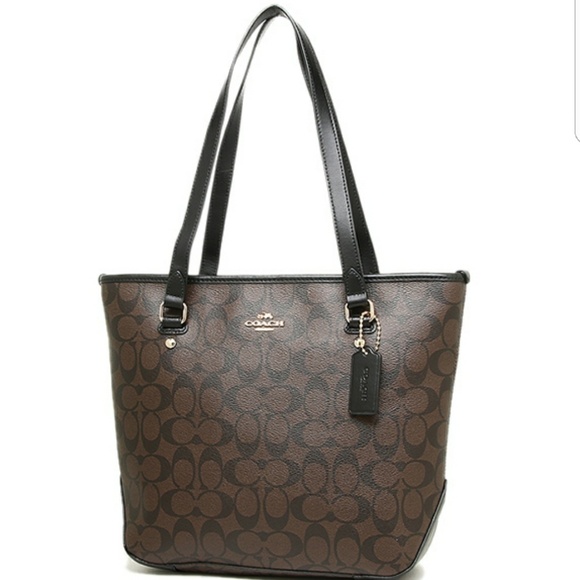 Coach Handbags - Coach Zip Top Tote